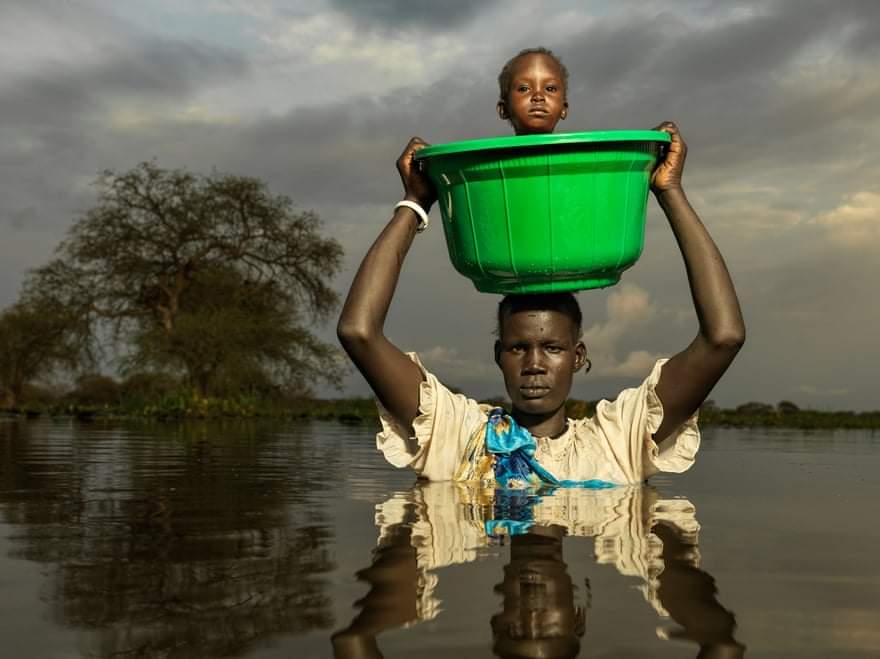 منازل غارقة ودمار واسع.. الفيضانات تصيب جنوب السودان بالشلل