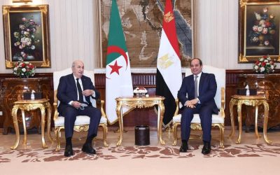 ناقشت ملفات هامة.. البيان المشترك حول زيارة رئيس الجزائر لمصر