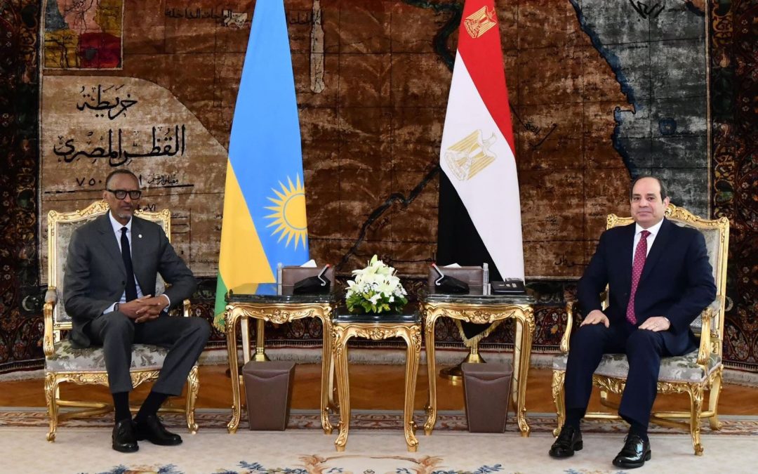 الرئيس المصري يستقبل رئيس رواندا